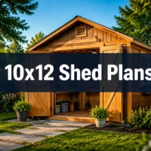 10x12 Shed Plans for Backyard Storage