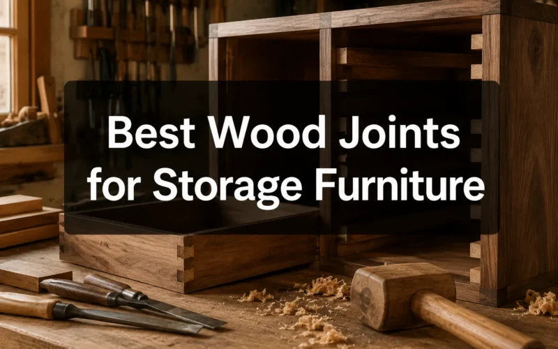 Best Wood Joints for Storage Furniture That Holds Weight