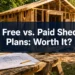 Free vs. Paid Shed Plans: Which Are Worth It?