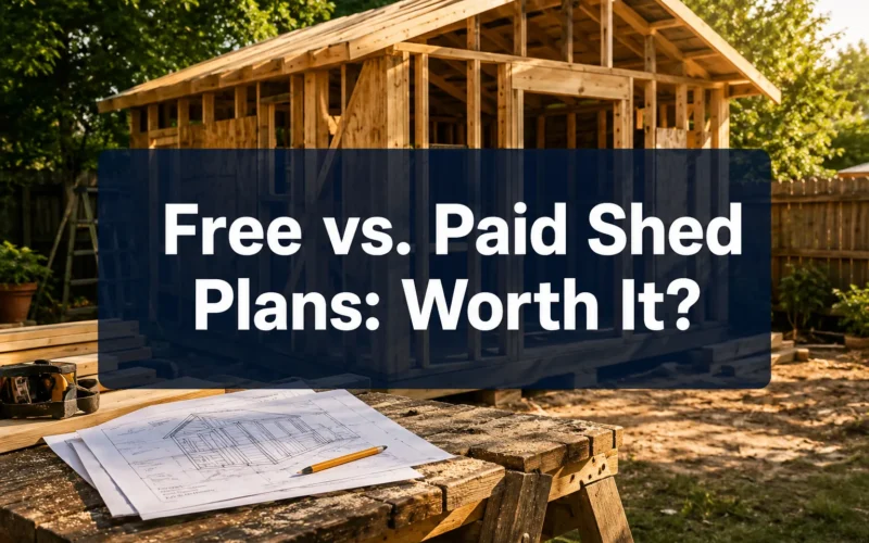 Free vs. Paid Shed Plans: Which Are Worth It?
