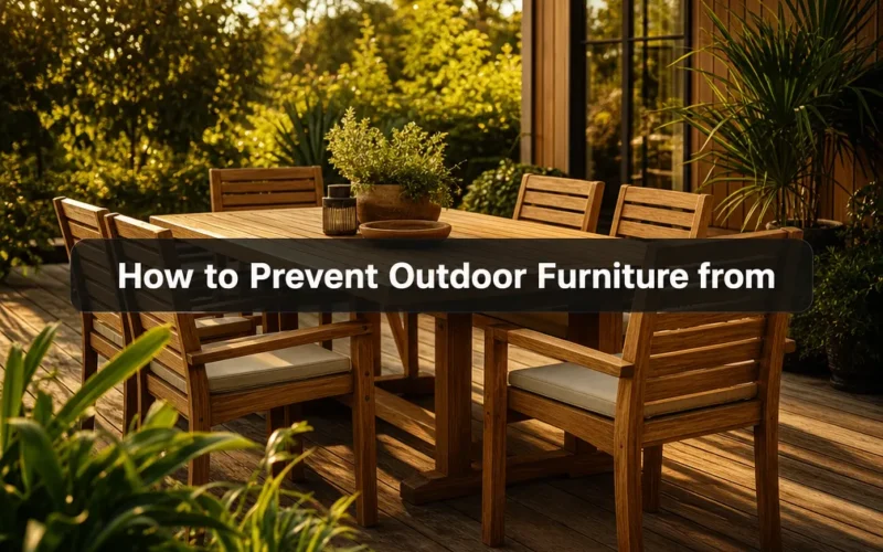How to Prevent Outdoor Furniture from Rotting
