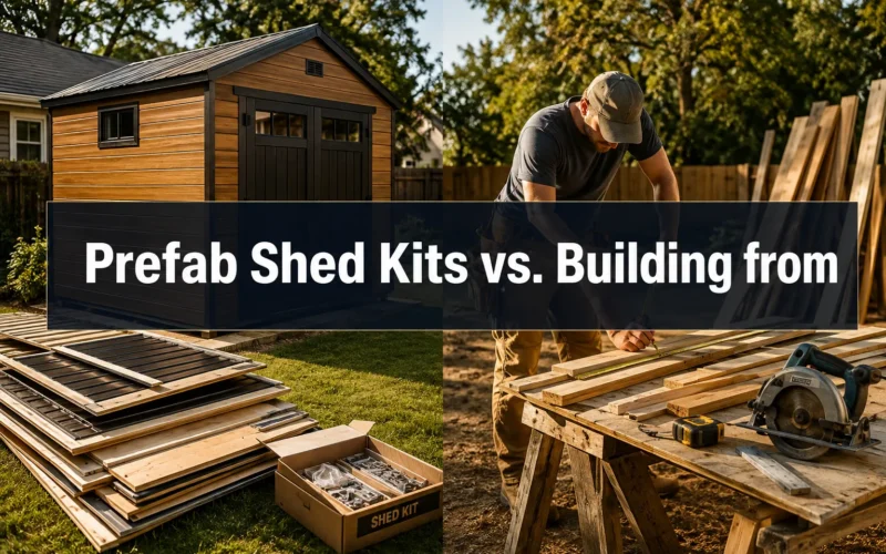 Prefab Shed Kits vs. Building from Scratch: Cost Comparison