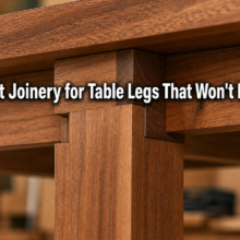 Best Joinery for Table Legs