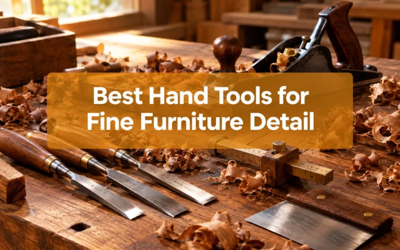 Best Hand Tools for Fine Furniture Detail Work