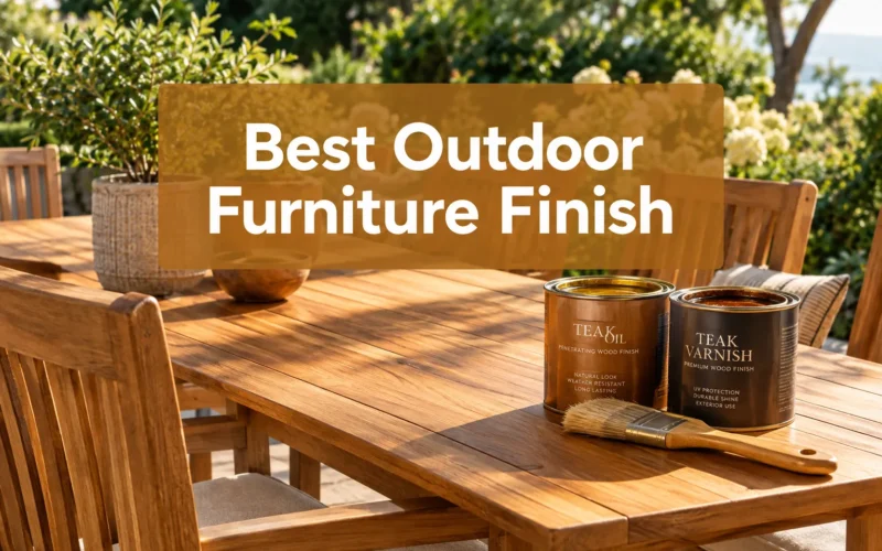 Best Outdoor Furniture Finish: Oil vs. Marine Varnish