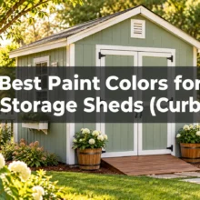 Best Paint Colors for Storage Sheds (Curb Appeal Guide)