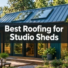 Best Roofing for Studio Sheds with Skylights