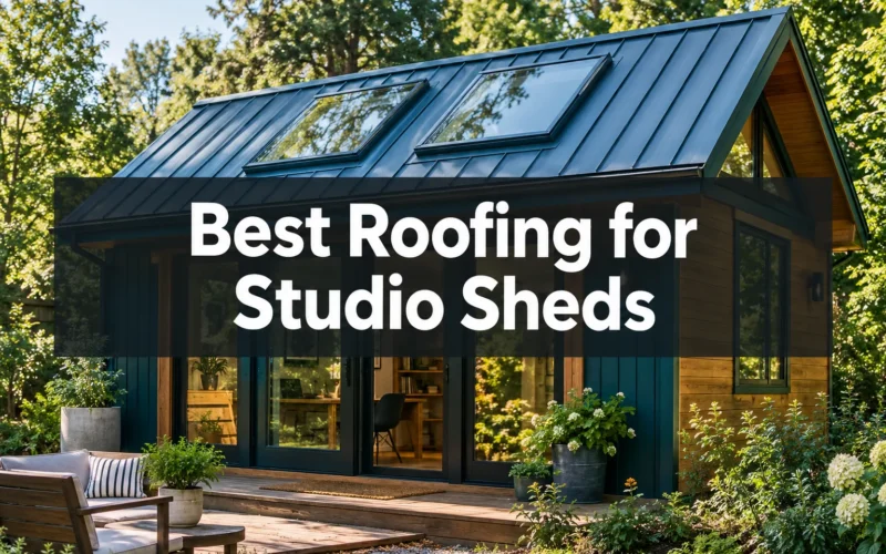 Best Roofing for Studio Sheds with Skylights