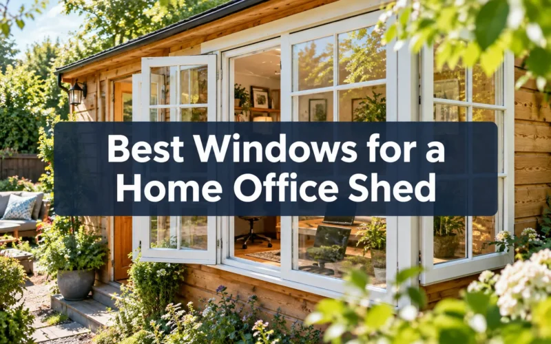 Best Windows for a Home Office Shed Conversion