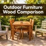 Outdoor Furniture Wood Comparison: Cedar vs. Teak vs. Pressure-Treated Pine