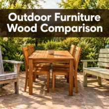Outdoor Furniture Wood Comparison: Cedar vs. Teak vs. Pressure-Treated Pine