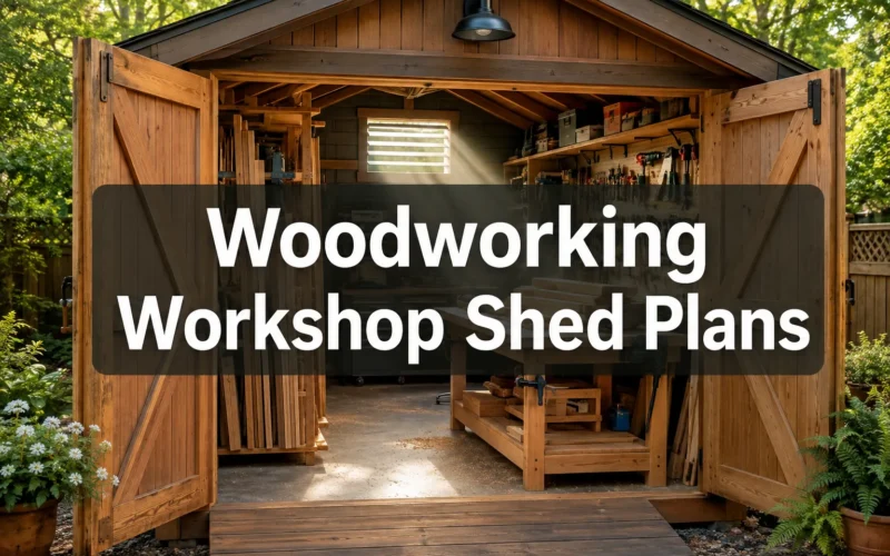 Woodworking Workshop Shed Plans: Layout & Ventilation Tips