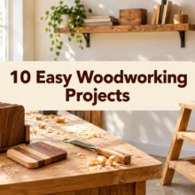 10 Easy Woodworking Projects for First-Timers