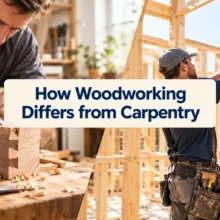How Woodworking Differs from Carpentry