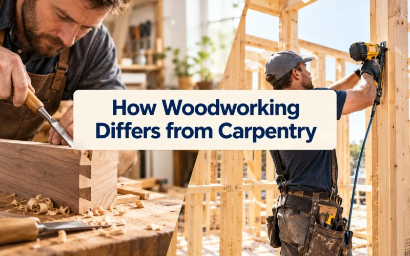How Woodworking Differs from Carpentry