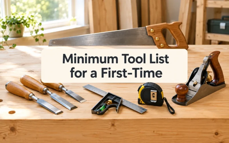 Minimum Tool List for a First-Time Woodworker