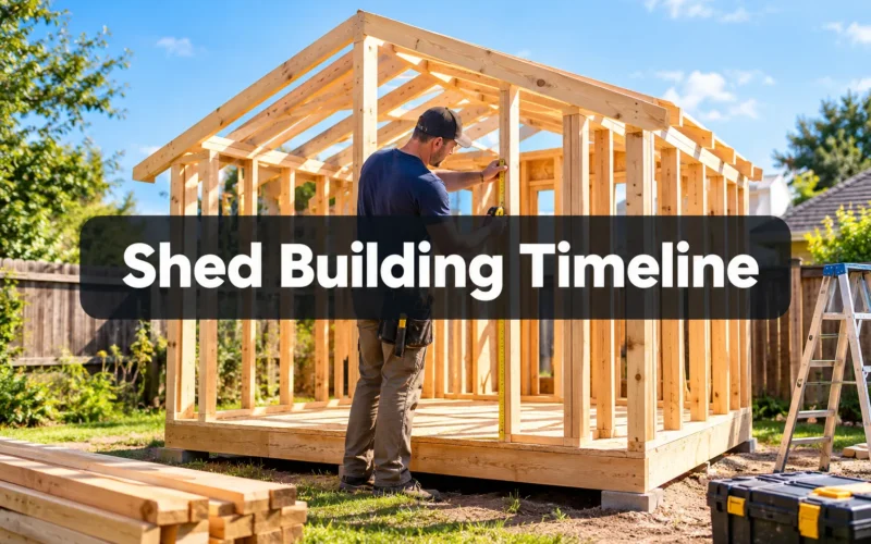 Shed Building Timeline: How Long Each Stage Takes