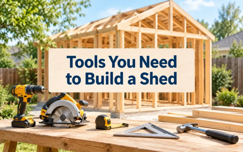 Tools You Need to Build a Shed from Scratch
